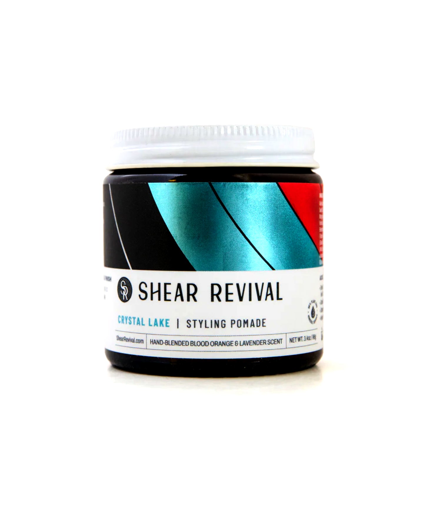 Shear Revival – Crystal Lake Styling Pomade - pomada do włosów o zapachu pomarańczy i lawendy
