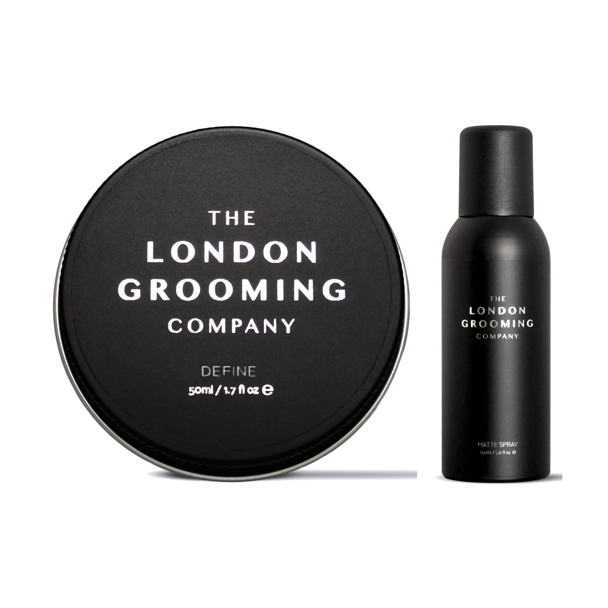 Zestaw do stylizacji London Grooming: Pasta Define i Spray Matte